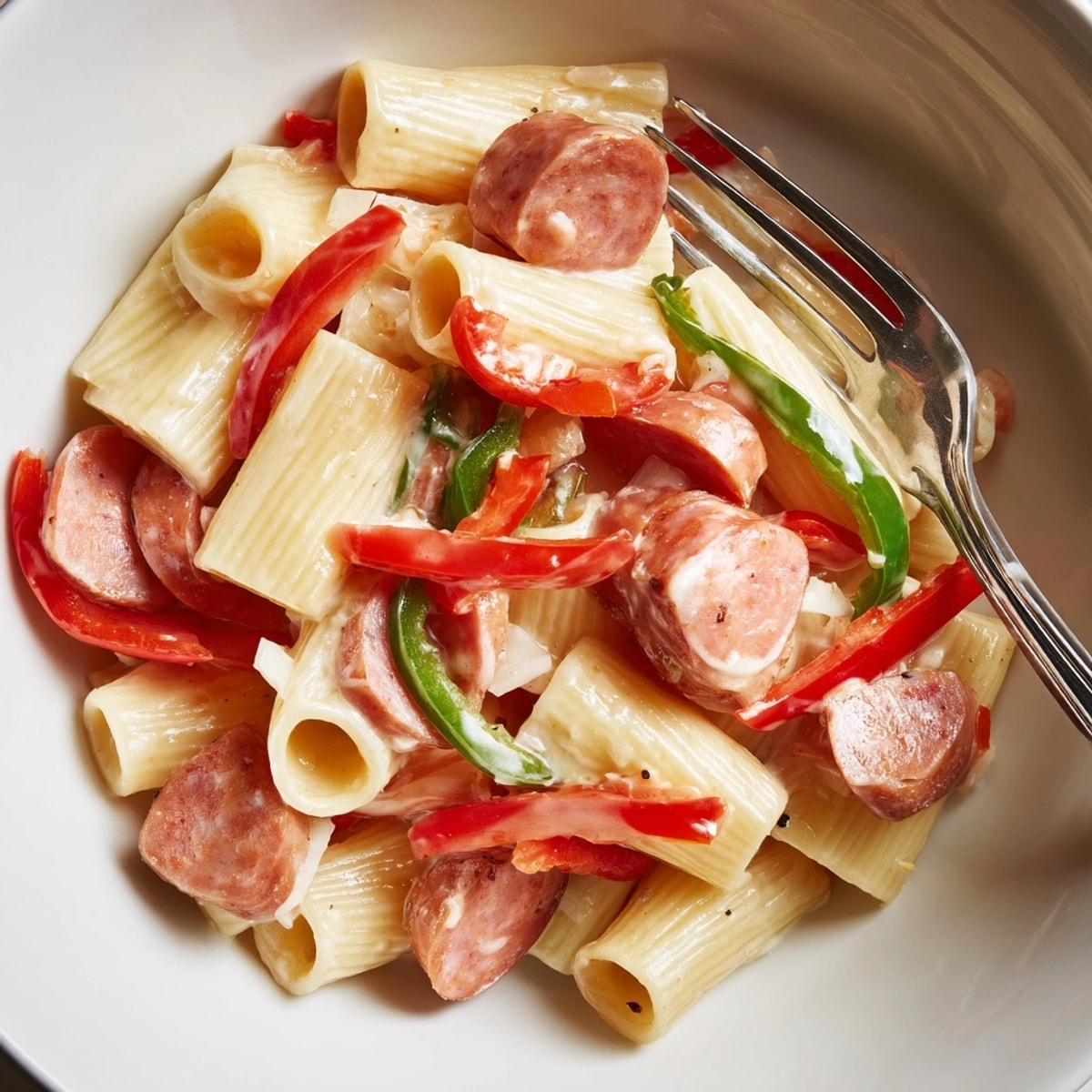 One-pot Cajun sausage pasta: Creamy, smoky comfort, ready in under 30 minutes.