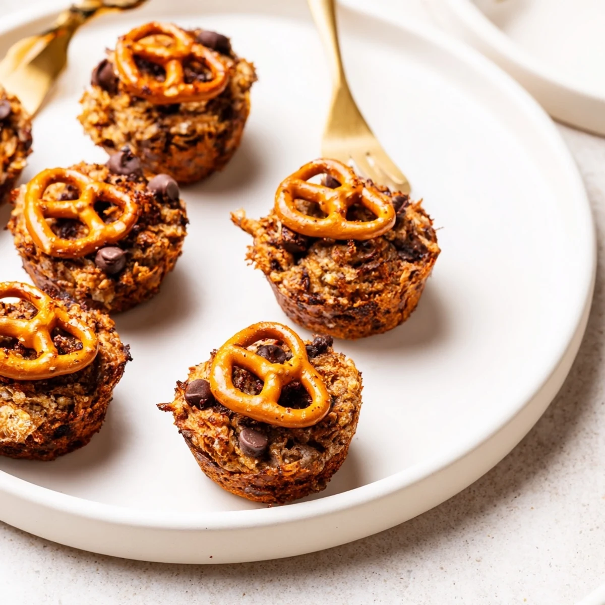 Flamin Hot Pretzel Cookie Muffins