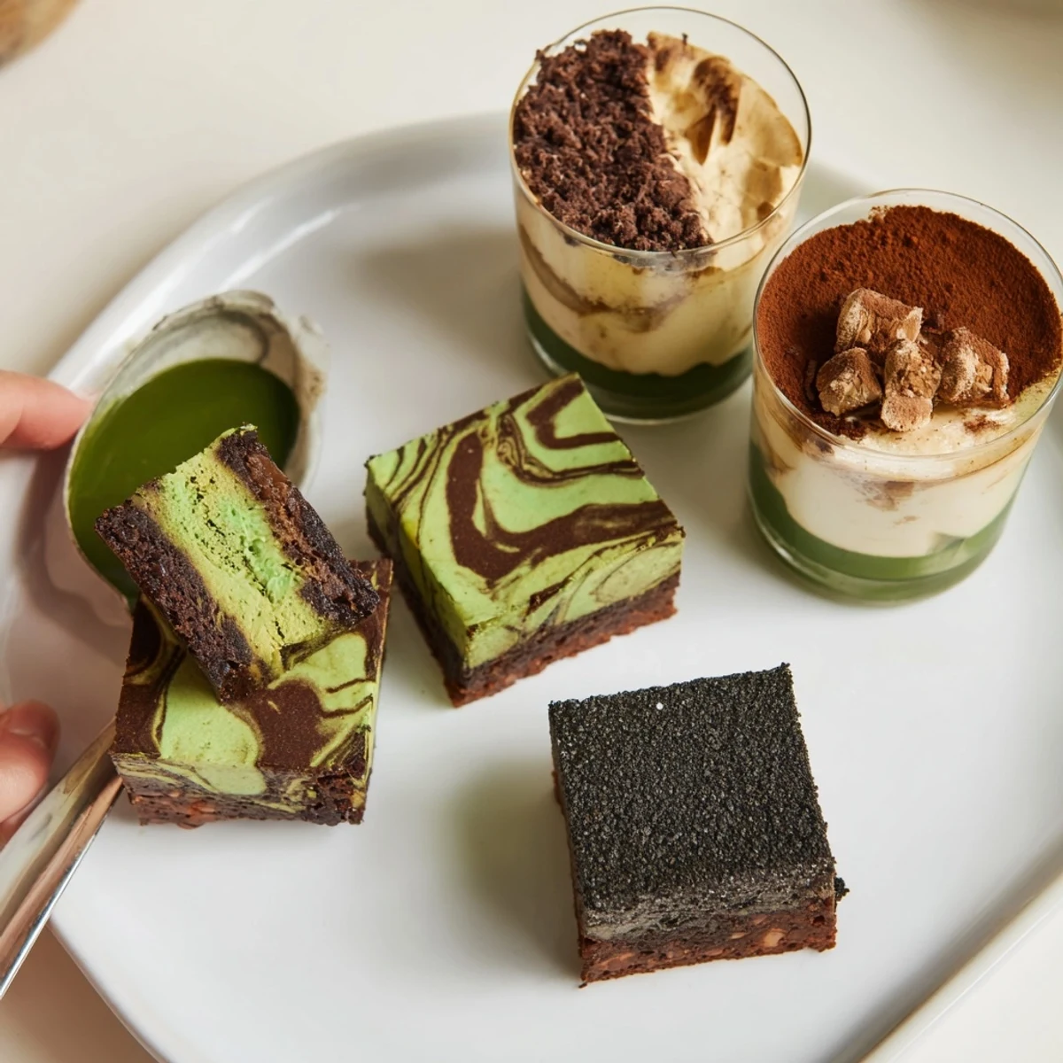 Delicious chai tiramisu layered with creamy mascarpone and fragrant spices in elegant cups.  