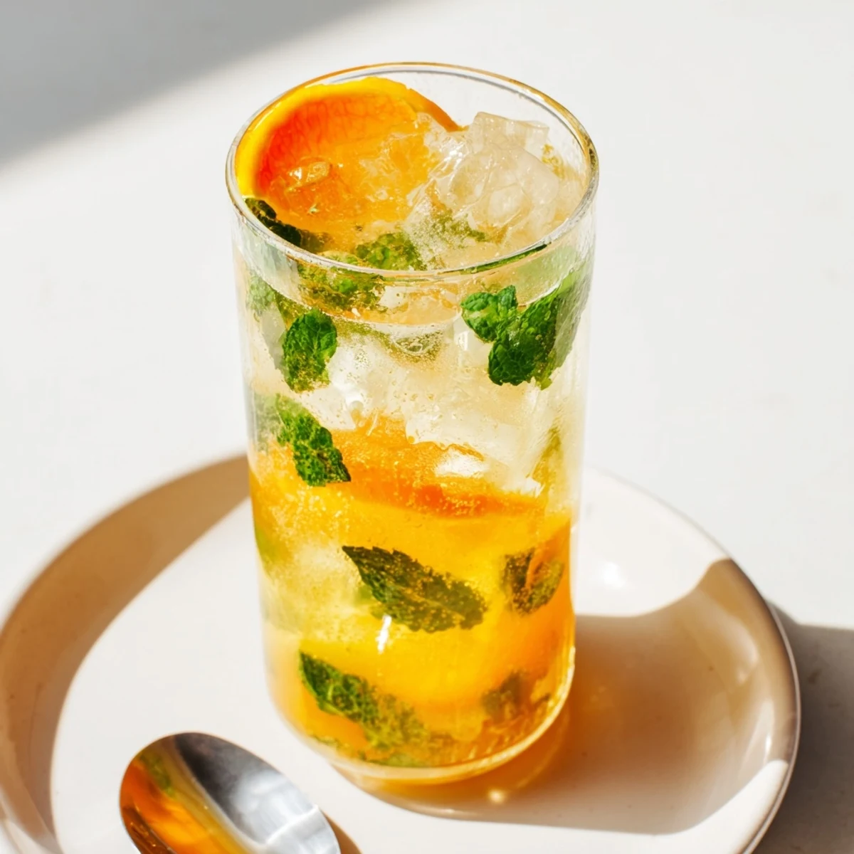 Probiotic Soda Mocktail Citrus Herbs