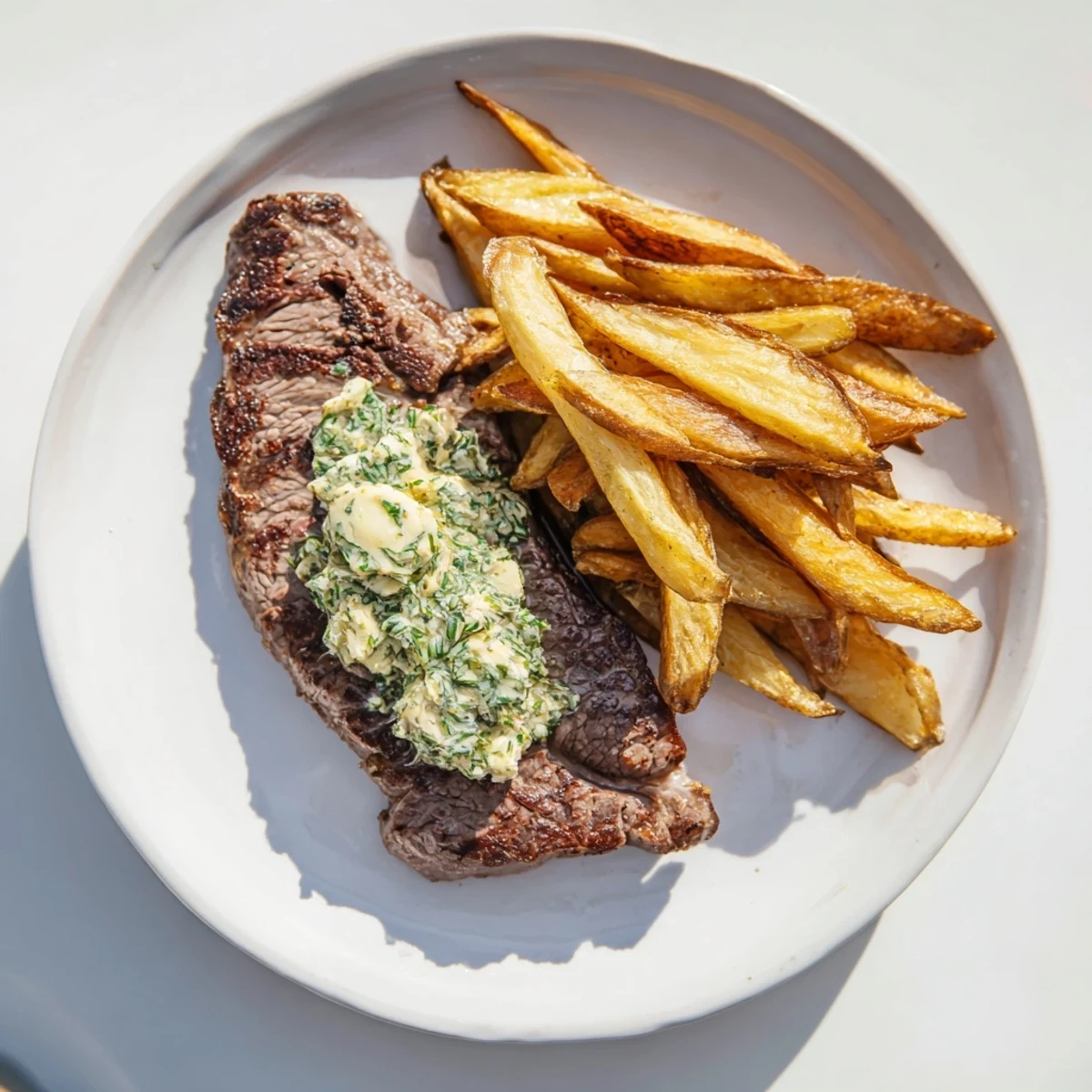 Garlic Butter Steak & Fries