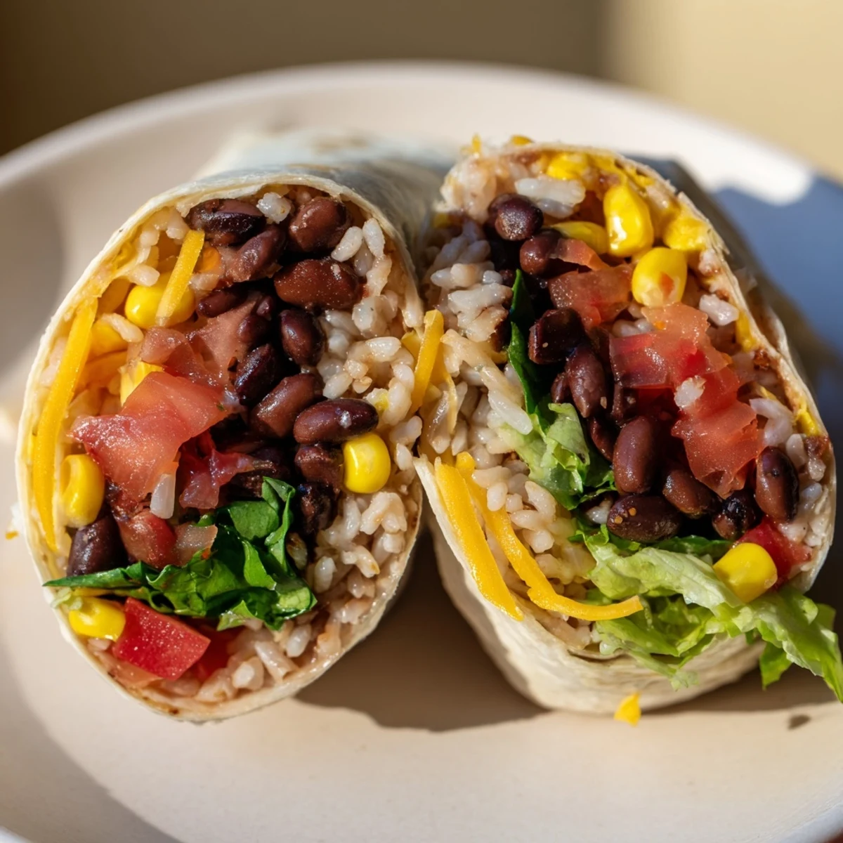 Rice Bean Burritos