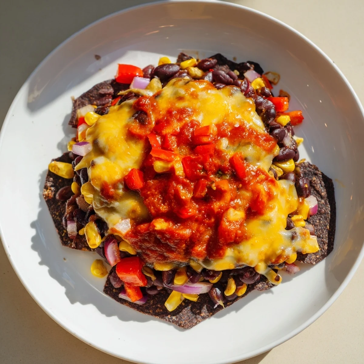 Quick Black Bean Corn Casserole