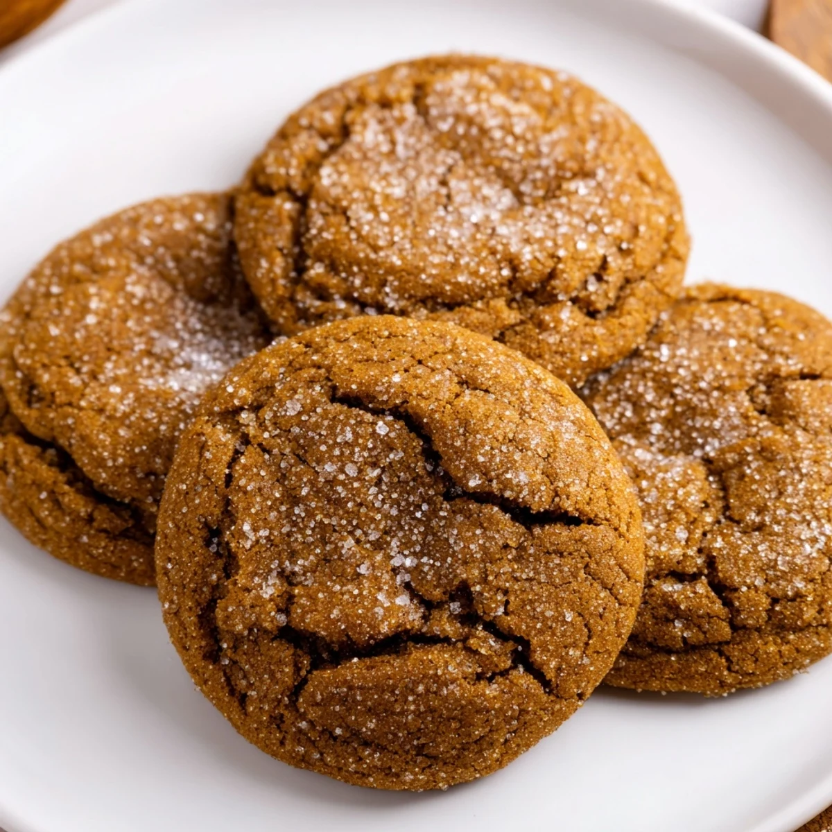 Warm, golden Express Gingerbread Latte Cookies, beautifully spiced and perfect with hot coffee.