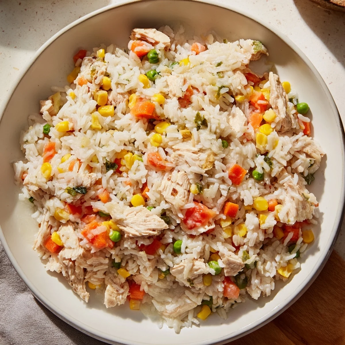 Tender one-pot chicken and rice simmered with tomatoes and spices, perfect Latin-American comfort food.