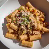 Chaos Cooking Kimchi Ragu Pasta