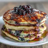 Lemon Blueberry Sourdough Fluffy