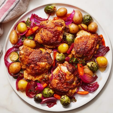 Sheet Pan Chicken Cranberry