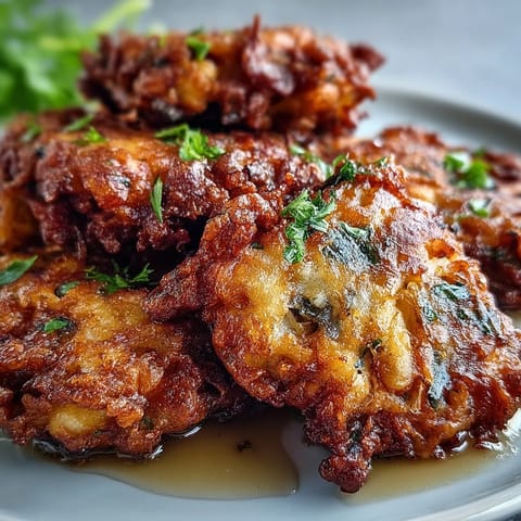 Black-Eyed Pea Fritters rest on a paper towel, showcasing a crunchy exterior and a soft, aromatic mashed pea interior.