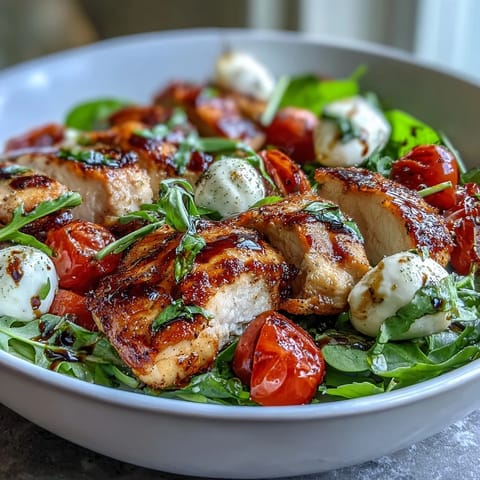 Grilled Chicken Caprese Bowls