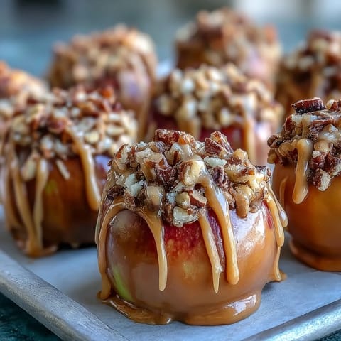 Candy Apple Peanut Drizzle