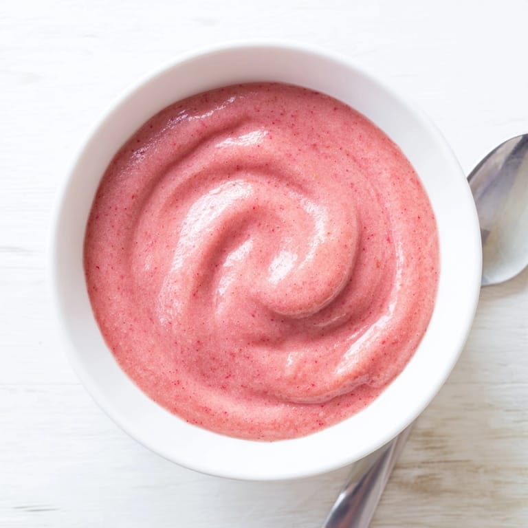 Refreshing fruit smoothie: Picture a cool, sweet blend of summer flavors in every sip.
