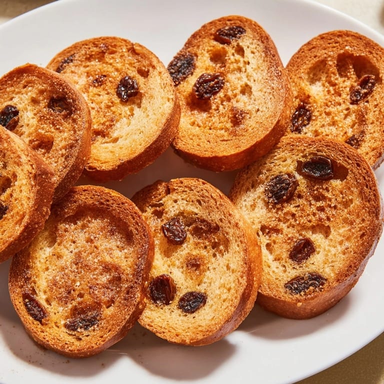 Homemade Sweet Bagel Chips: See the crunchy texture and sweet, cinnamon-sugar topping.