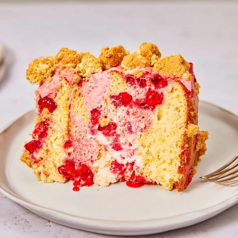 Ultra-moist cherry soda cookie loaf, perfect for party desserts and indulgent treats.  