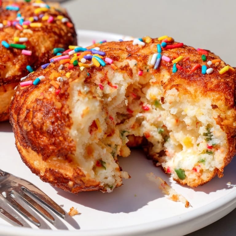 Savory Cheddar Jalapeño Birthday Biscuit Donuts, warm and golden, perfect for any celebration.  