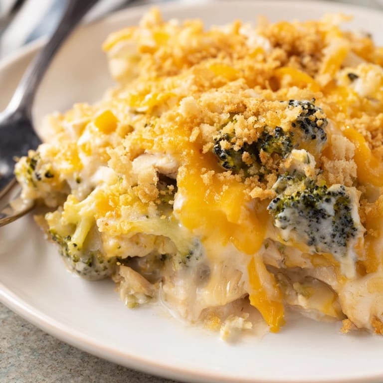 Deliciously warm Cheesy Broccoli Casserole, perfect alongside roasted meats or fresh salads.
