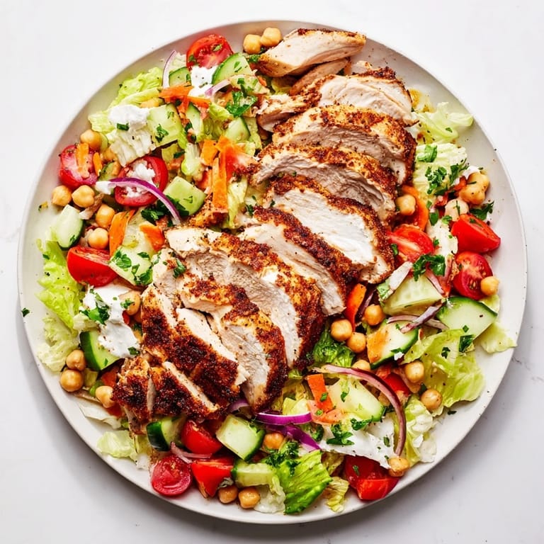 This refreshing Chicken Salad's tender chicken and crisp veggies are tossed in a zesty dressing.