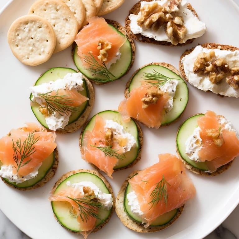 Beautifully arranged champagne pairings invite enjoyment with an array of appetizers, ideal for a festive gathering.