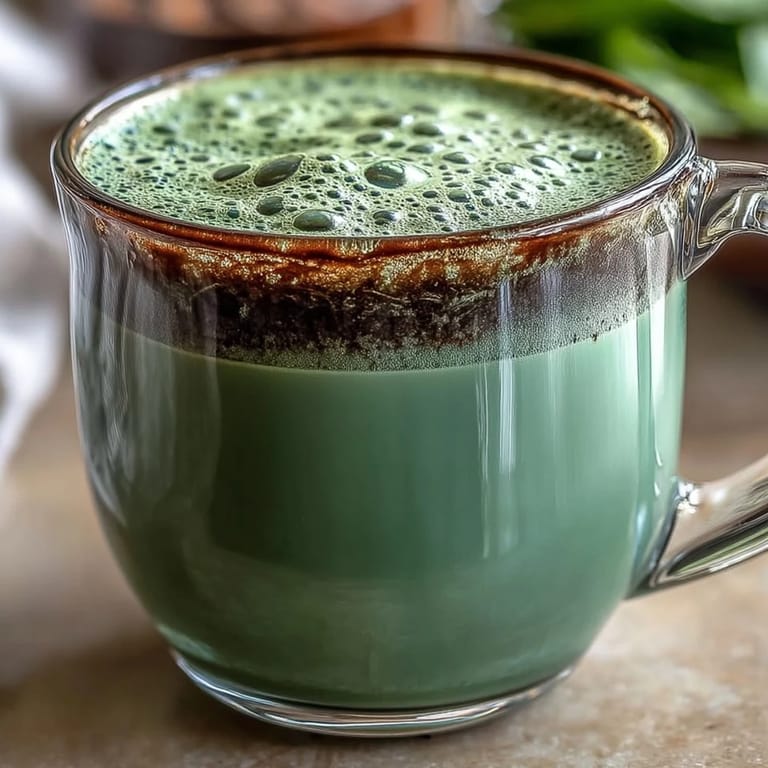 Two steaming mugs of black sesame matcha latte garnished with a sprinkle of ground black sesame seeds, perfect for a cozy morning treat.