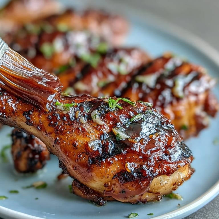 Sticky BBQ Chicken Drumsticks with Spicy Peach Glaze, ready for a backyard party tray.