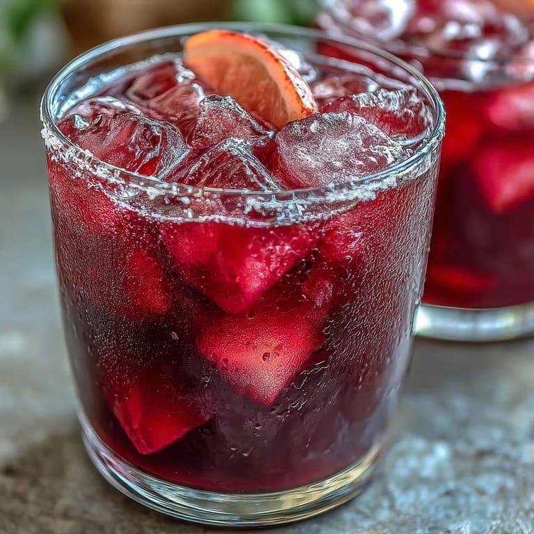 Sip this vibrant, naturally colored pink lemonade, ideal for summer gatherings.