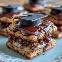Festive Easy Graduation Cookies with fondant mortarboard hats, perfect for celebrating academic milestones.